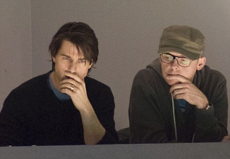 Simon Pegg and Tom Cruise tom cruise mission impossible 1. Simon Pegg and Tom Cruise