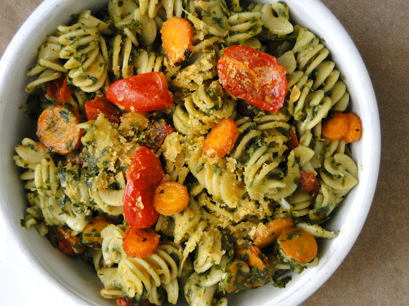 SketchFree Eating Bunny Pasta! (Roasted Carrot and Tomato Fusili w