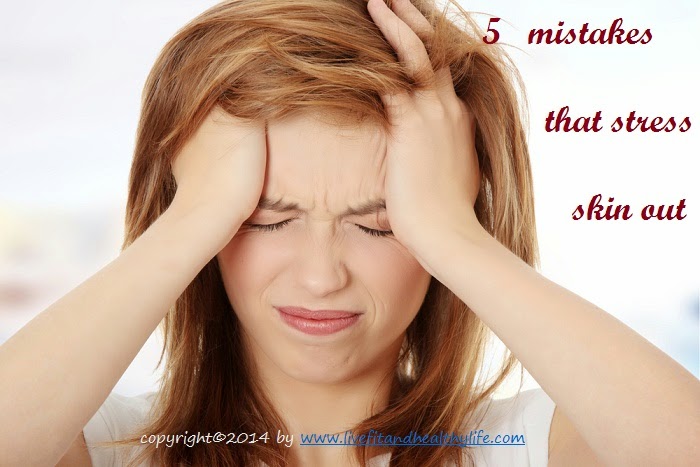5 mistakes that stress skin out - stressed-woman
