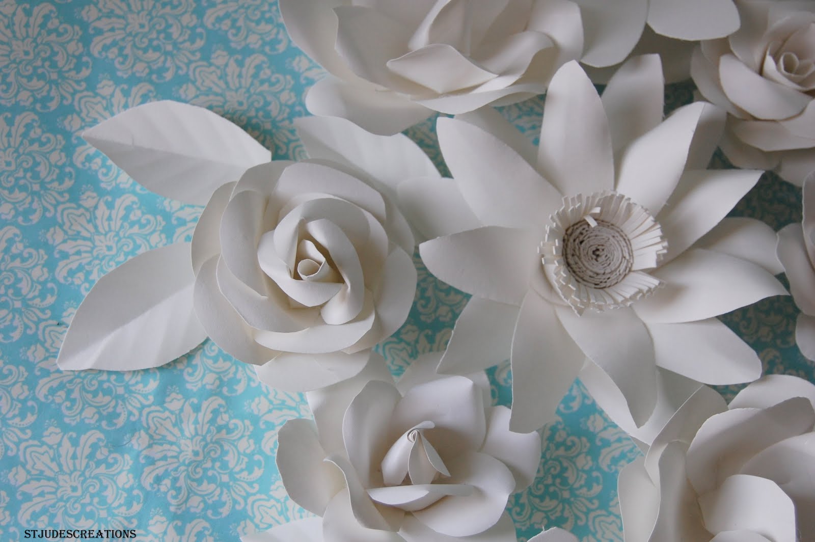 paper flower cake toppers Handmade PaPer FloweRs by Maria Noble