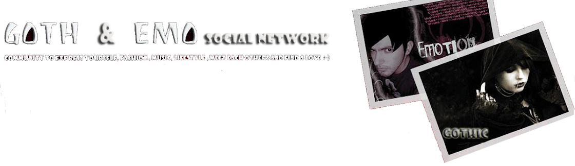 Goth vs Emo Social Network