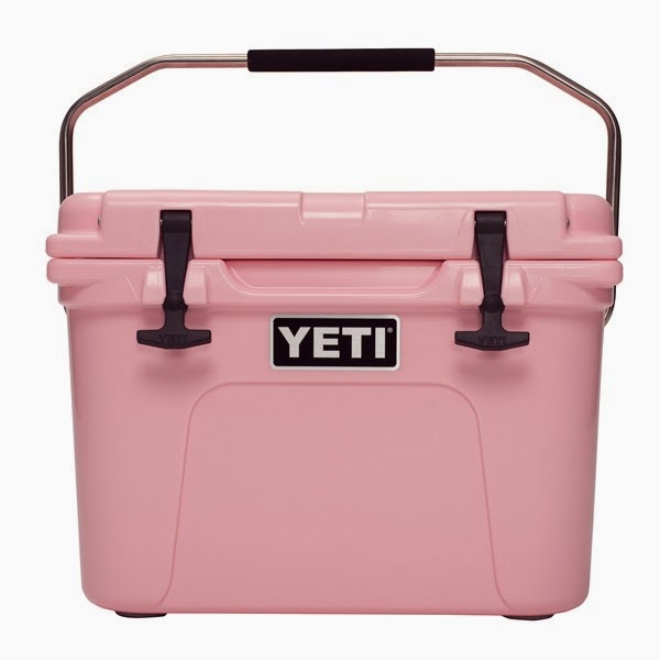 Tight Lined Tales of a Fly Fisherman Pink YETI Coolers