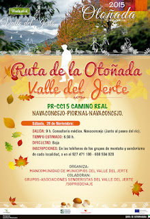 RUTA SENDERISTA "Otoñada Valle del Jerte"