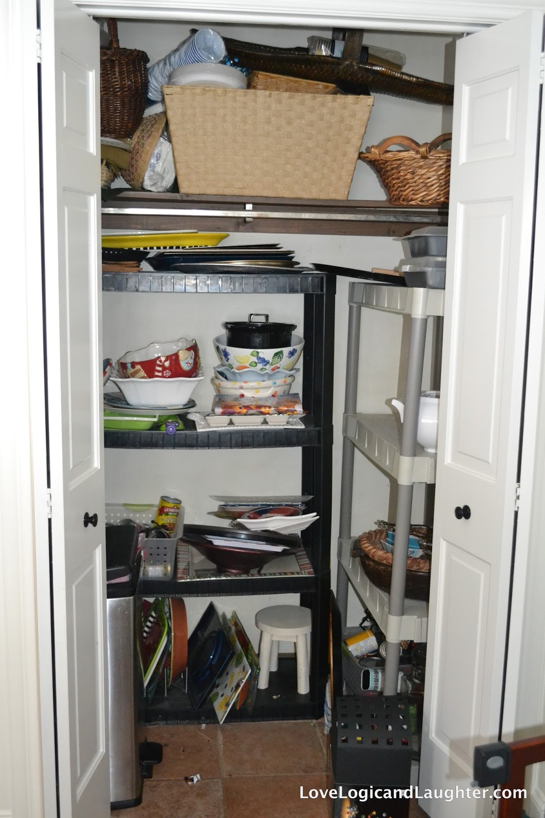 Our New Butler S Pantry Our Coffee Bar Turn A Closet Into A Bar