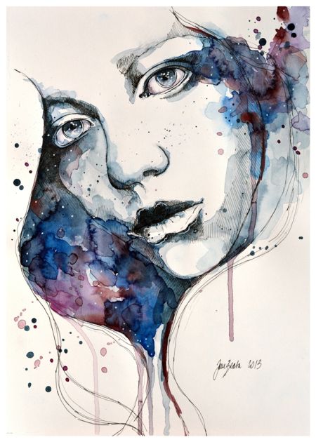 Jana Lepejova jane-beata deviantart pinturas aquarela mulheres olhares femininos Janela Jana Lepejova jane-beata deviantart pinturas aquarela mulheres olhares femininos Janela