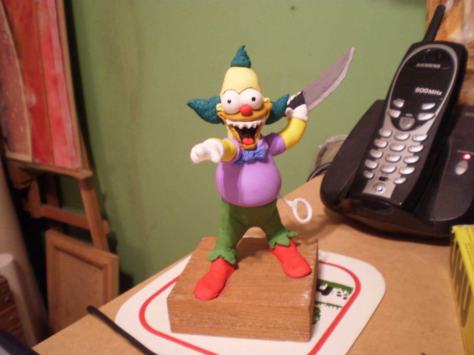 Figuras de Colección por encargo Krusty Evil Toy Muñeco maldito de