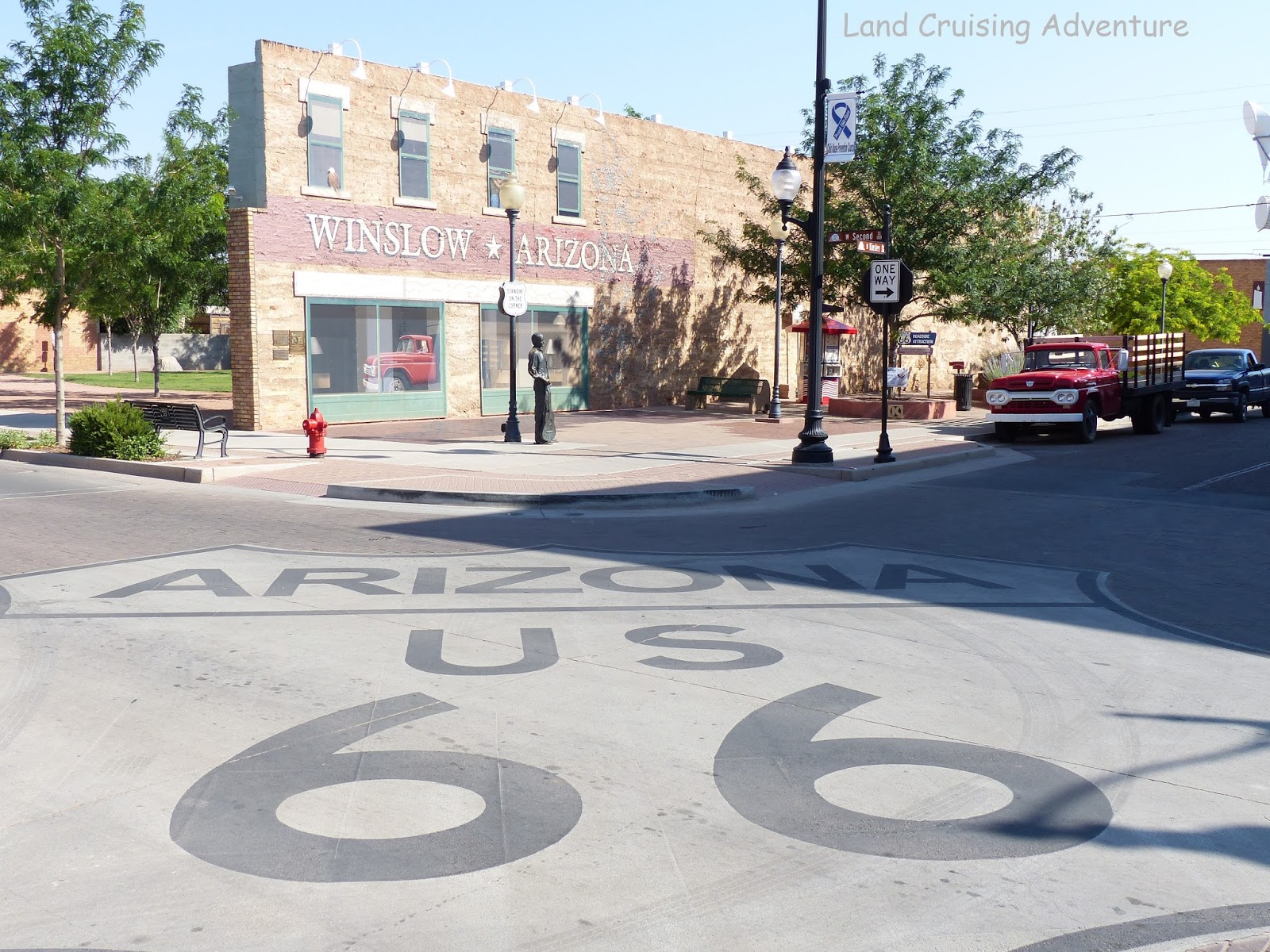 Land Cruising Adventure Standing on the Corner Winslow, Arizona