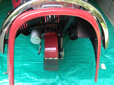 Heinkel Car Rear Bonnet Replacement Support Heinkel Cars, Kabines, and Cabin Scooters
