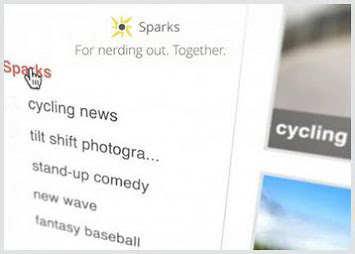 Google+ sparks