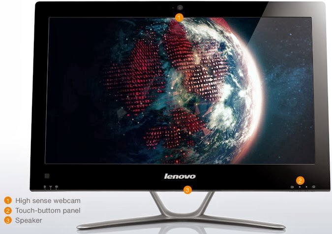 расположение портов Lenovo IdeaCentre C440