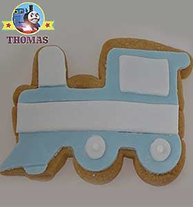 Cartoon character Thomas the tank engine and friends biscuit cutters Birthday cake designs for kids