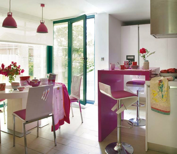cozinha rosa