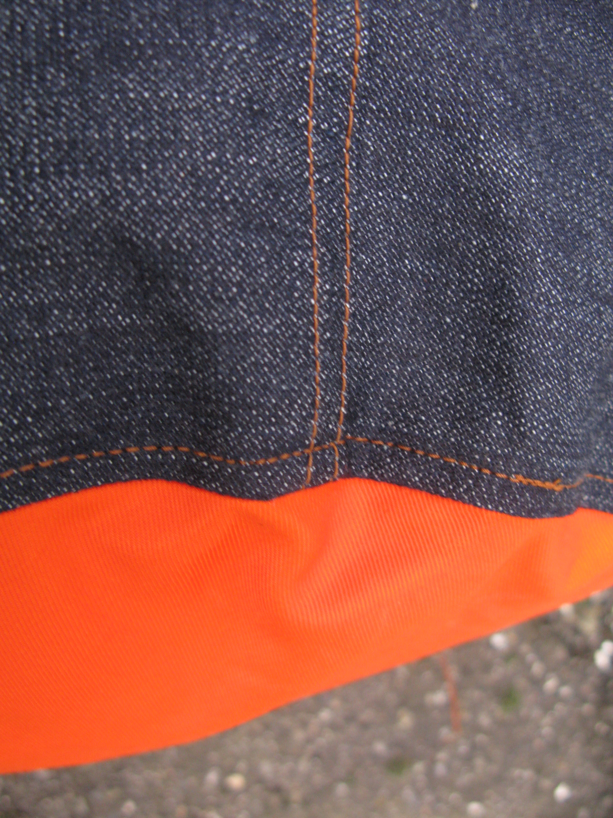 After the Denim Crafts Selvage Denim Laundry Bag