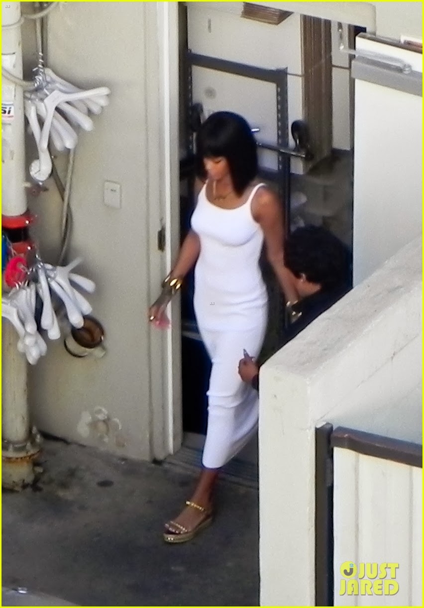 Celeb Diary: Rihanna doing some shopping at the Moncler store in