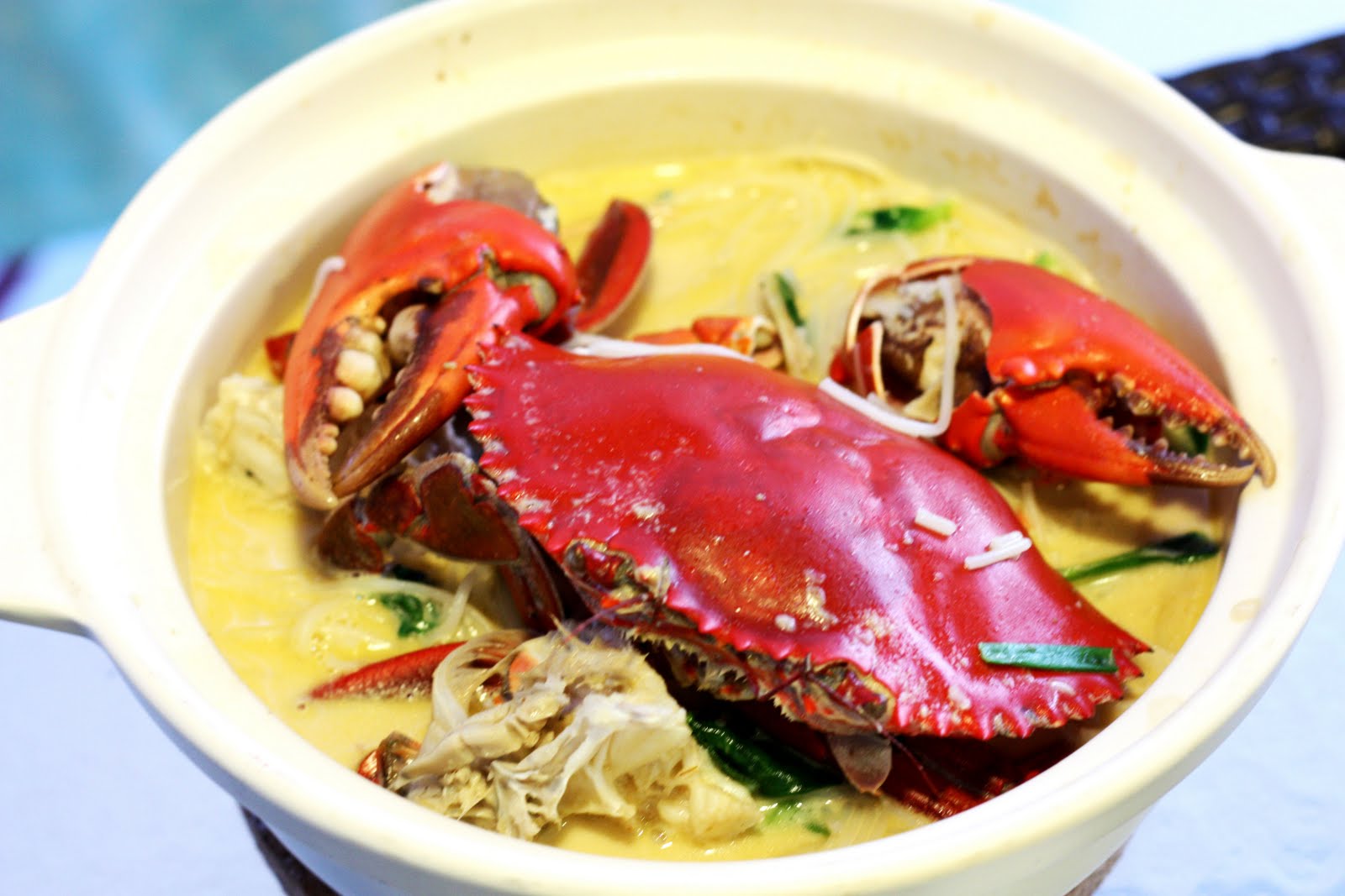 A Gourmandise Journey Crab Noodles in Milky Broth