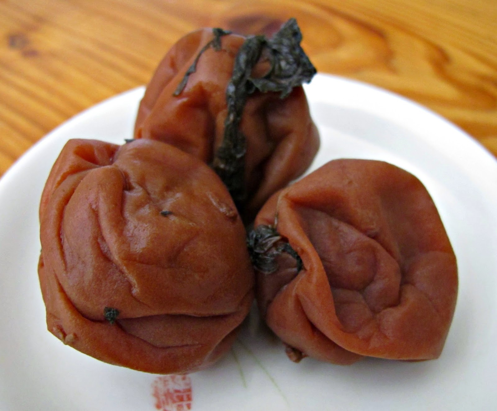 Recipes for Denny Umeboshi (Pickled plums)
