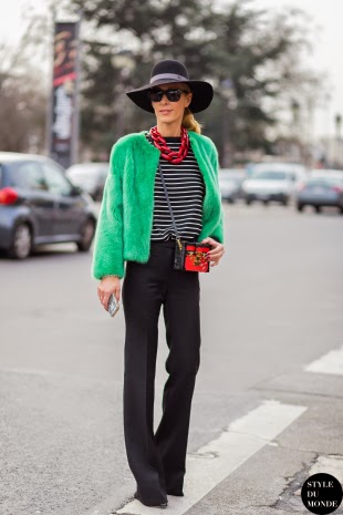 Pantalones de campana street style 2015 Pantalones de campana street style 2015