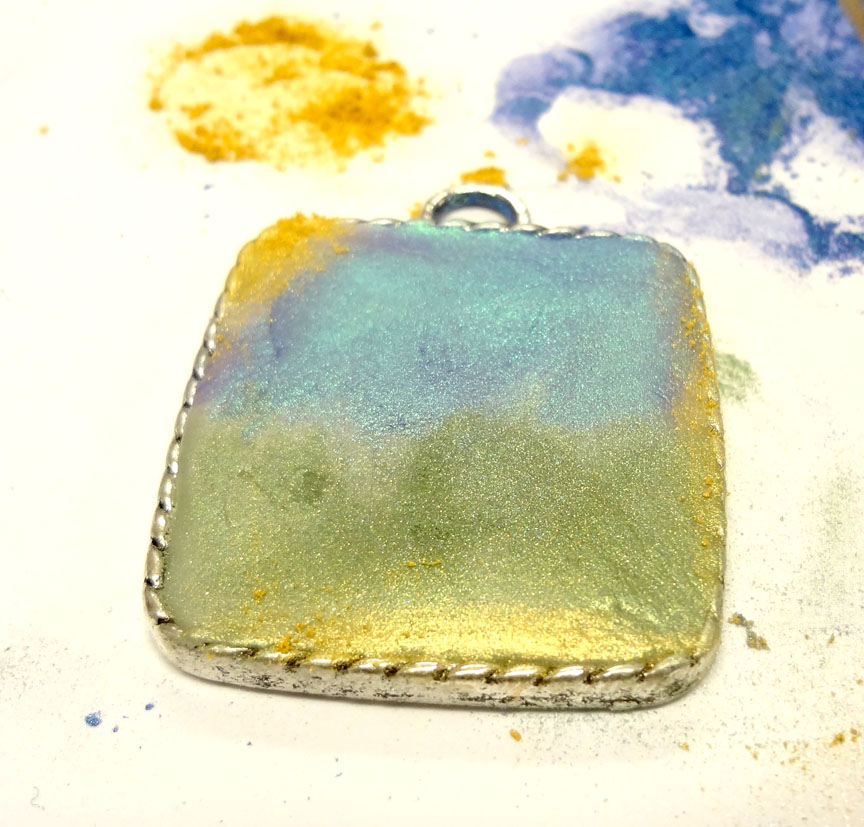 Resin Crafts Stamping Into Jewelry Clay