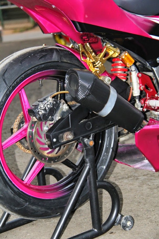 Knalpot karbon custom