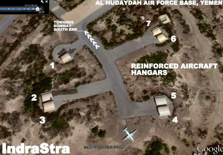 Satellite Reconnaissance Images Al Hudaydah Air Force Base, Yemen by