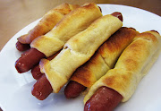 Just take a crescent roll and wrap it around a hot dog. (hot dogs with crescent roll )
