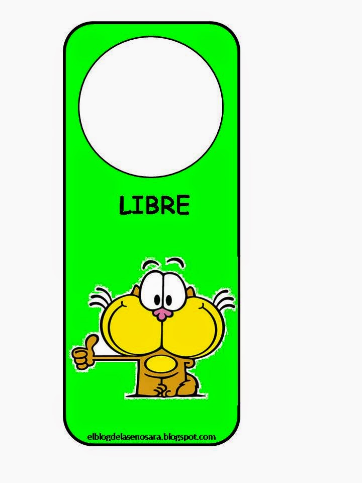 El Blog de la seño Sara : Cartel baño