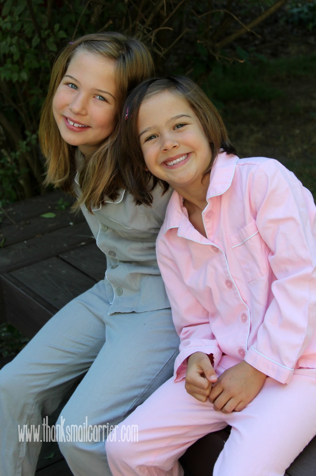 Thanks, Mail Carrier Luxury Sleepwear for Children from Petite Plume