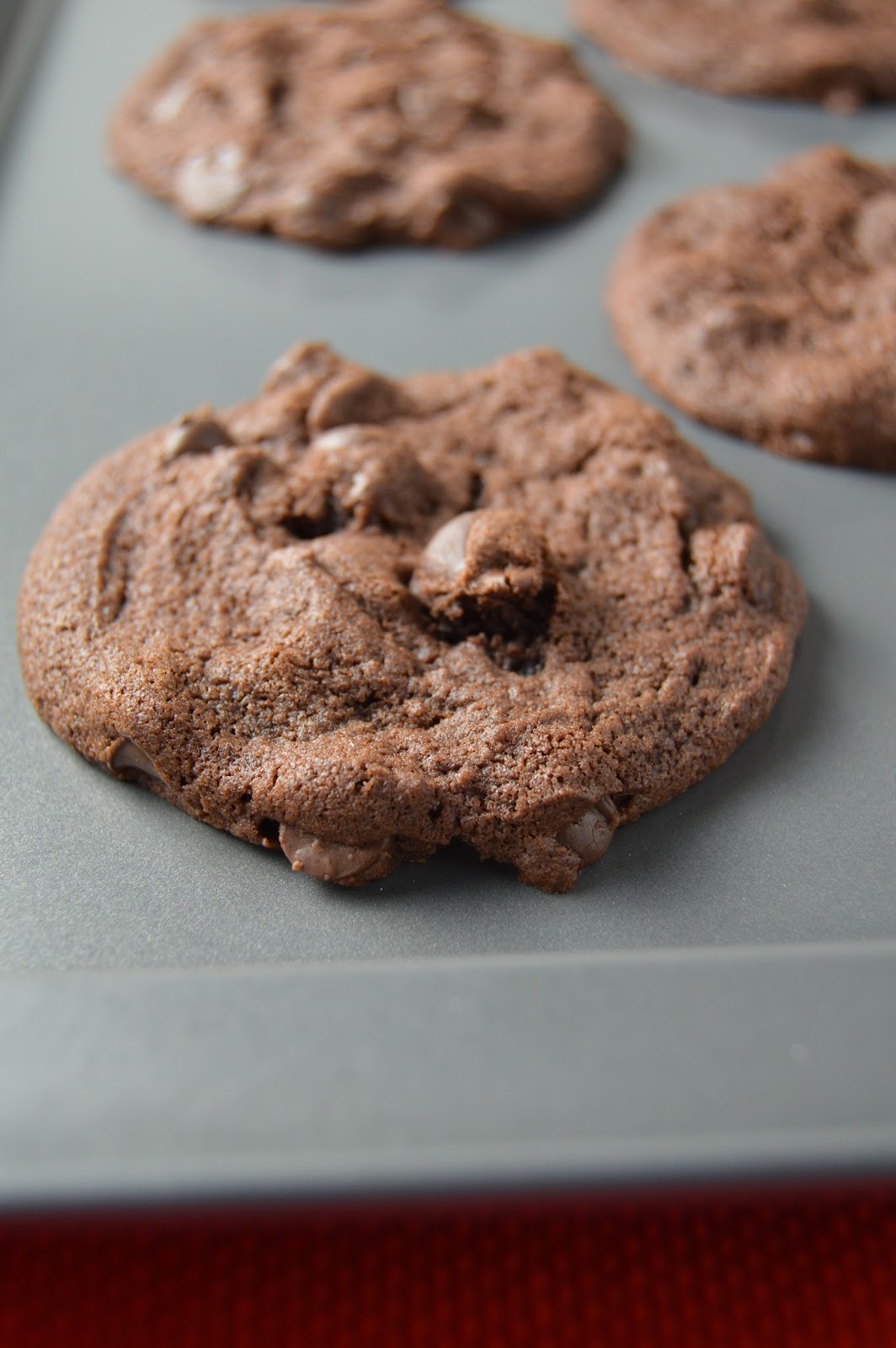 Chocolate Pudding Chocolate Chip Cookies