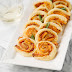 Ham Cheddar and Rosemary Pinwheels