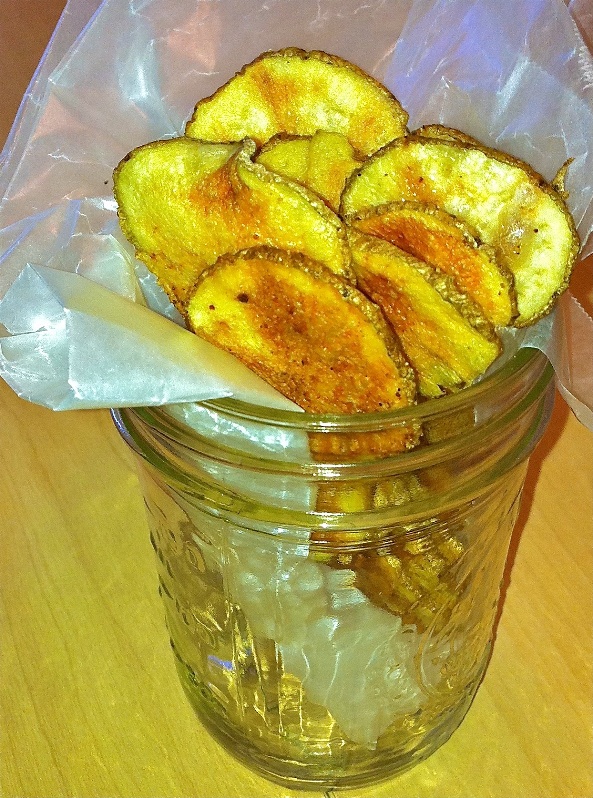 The Dilettante Chef Microwave Potato Chips (Really.)