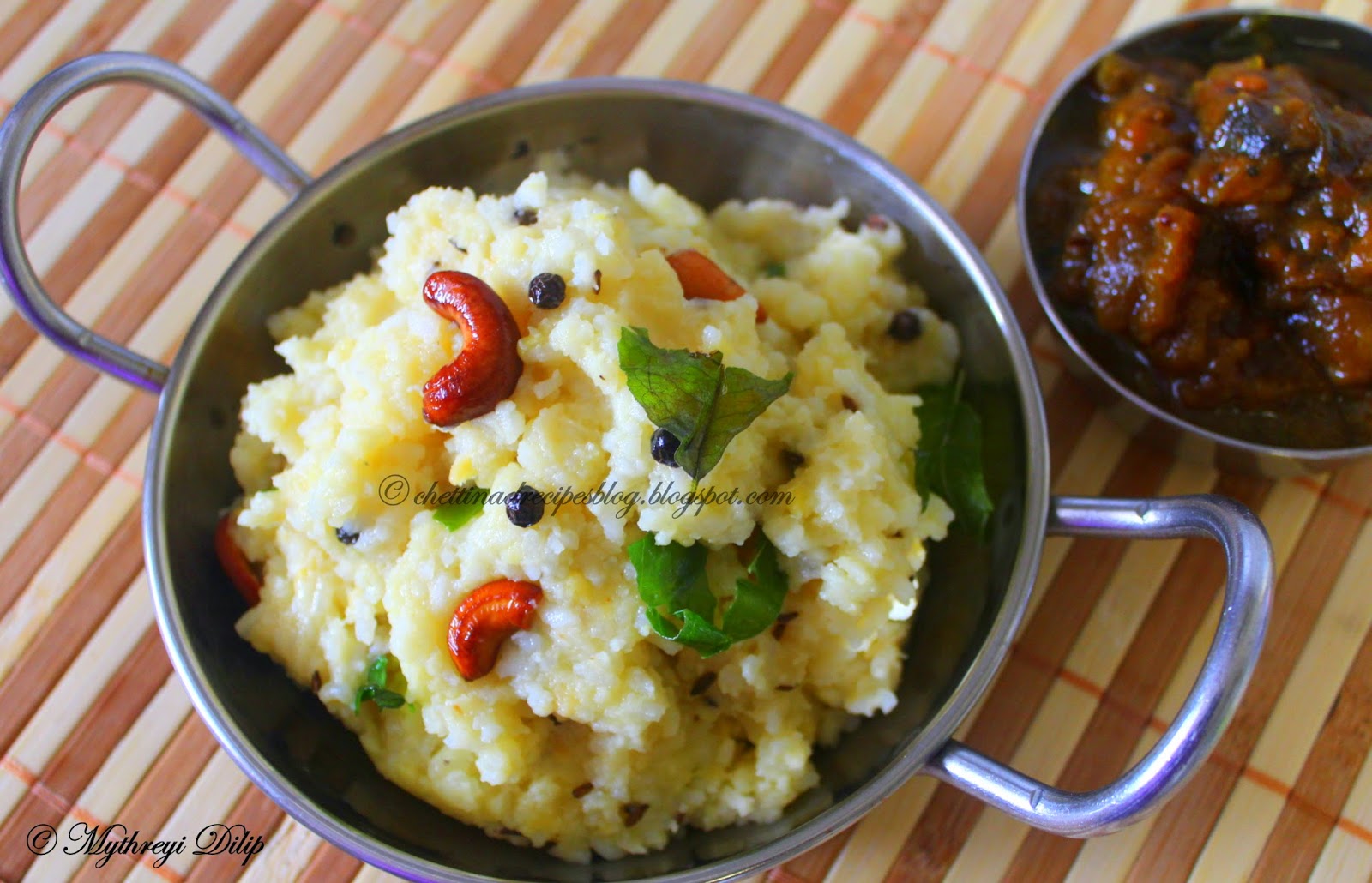 Ven Pongal / Ghee Pongal Chettinad Recipes