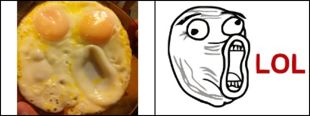 i lol LOL Face Eggs funny pics