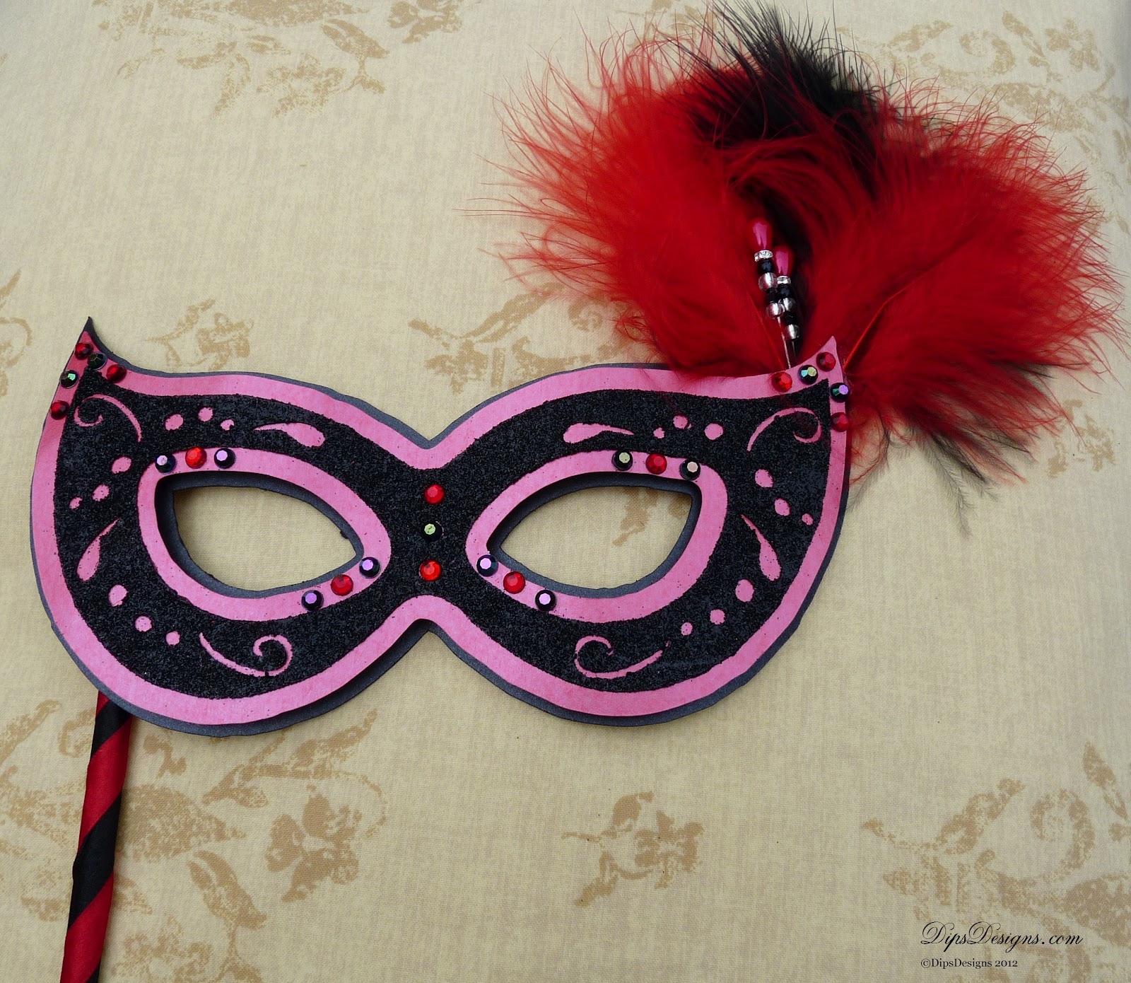DipsDesigns Filigree Masquerade Mask