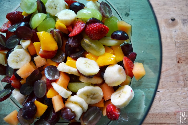 Be Creative Mummy / UK lifestyle Blog / Crafts Fresh fruit salad.
