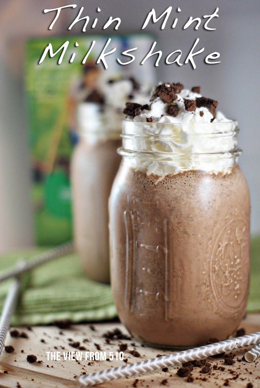 Thin Mint Milkshake Recipe Wholehearted Finishing