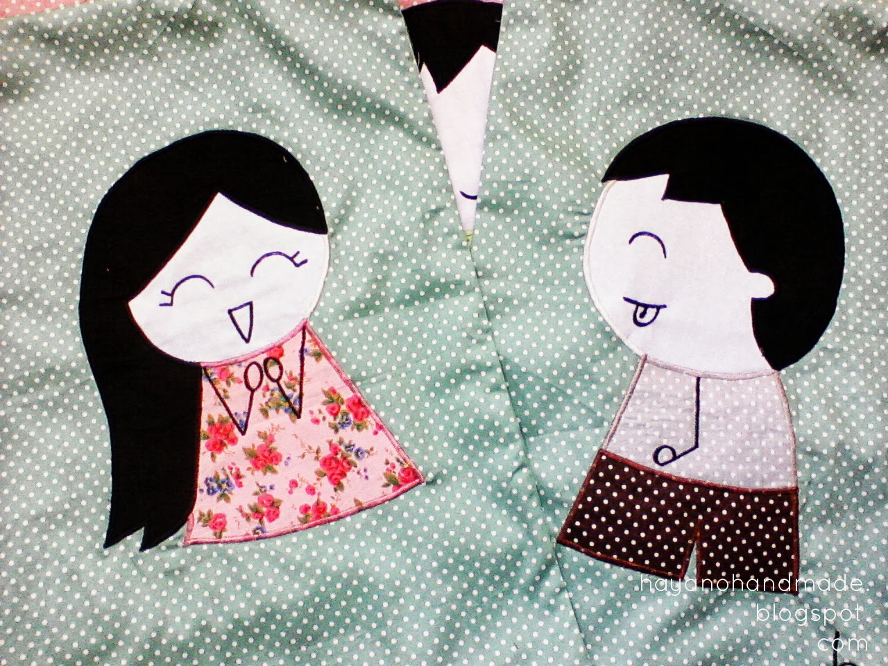 hayano handmade say it with statement pillow