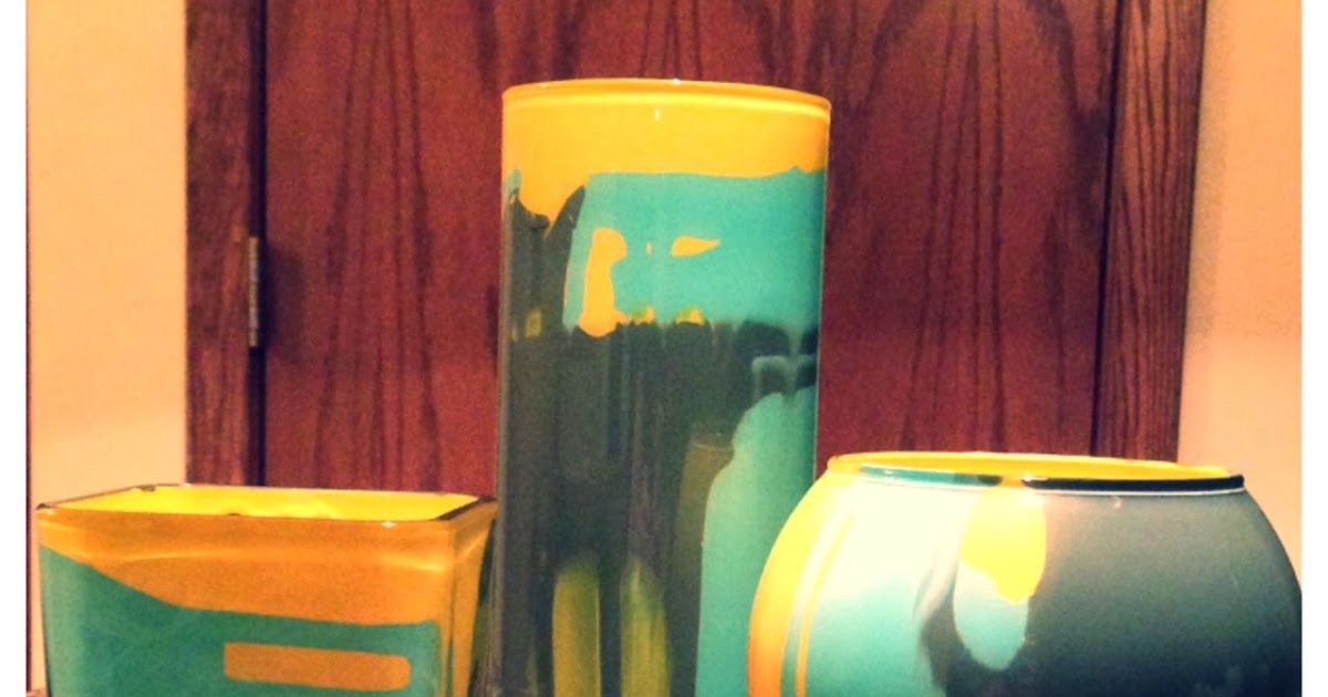 CRAFTY SATURDAY Paint Swirl Vase