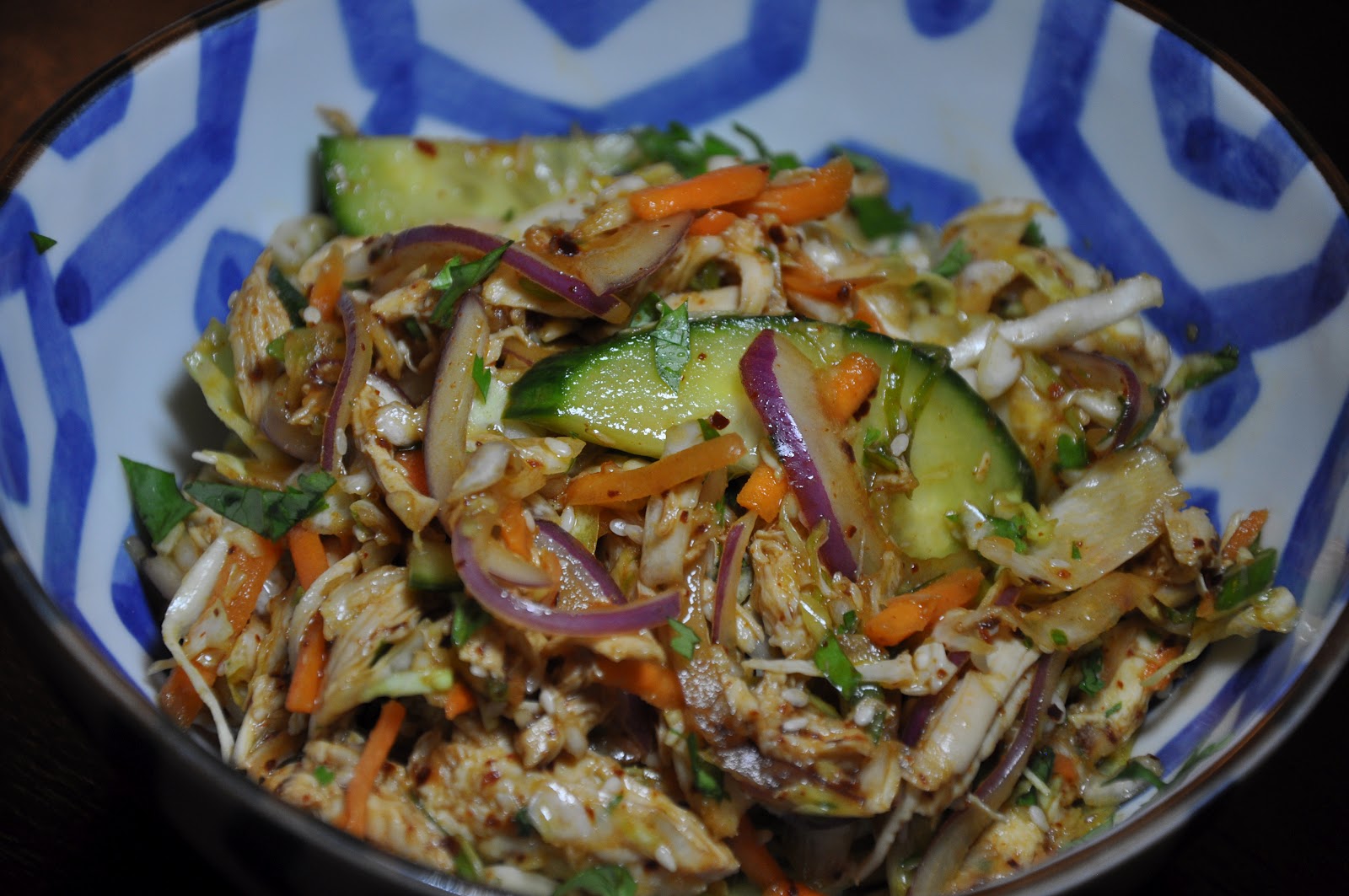 Slice of Rice Korean Chicken Salad