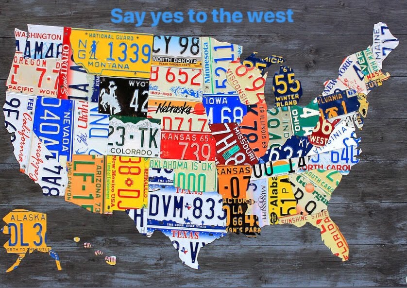 say Yes to the west.....