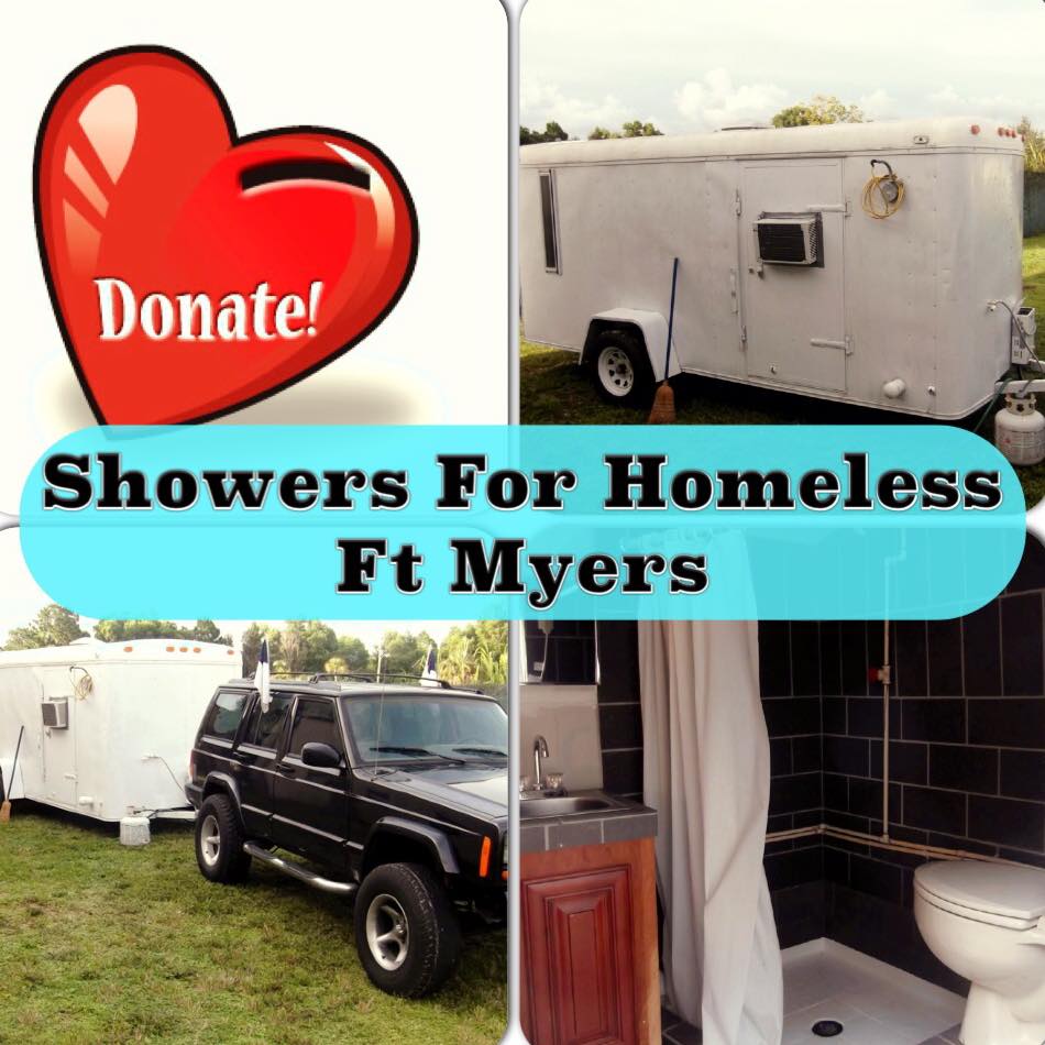What's Up in Your World Showers for Homeless Fort Myers