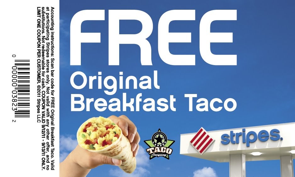 Taco time coupon book fundraiser