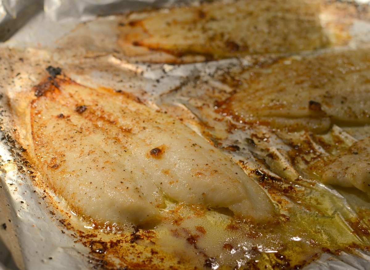 The Doctor in the Kitchen Ovengrilled Lemon Sole with Caramelized