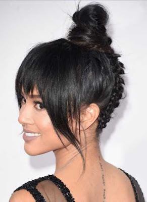 gaya rambut topknot - Karrueche Tran gaya rambut topknot - Karrueche Tran_655487
