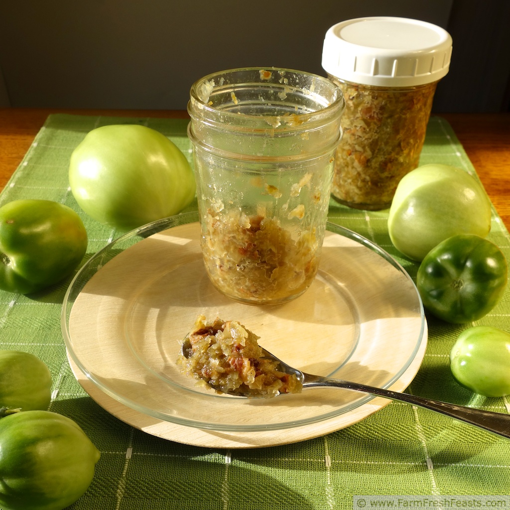 Farm Fresh Feasts Green Tomato Bacon Jam
