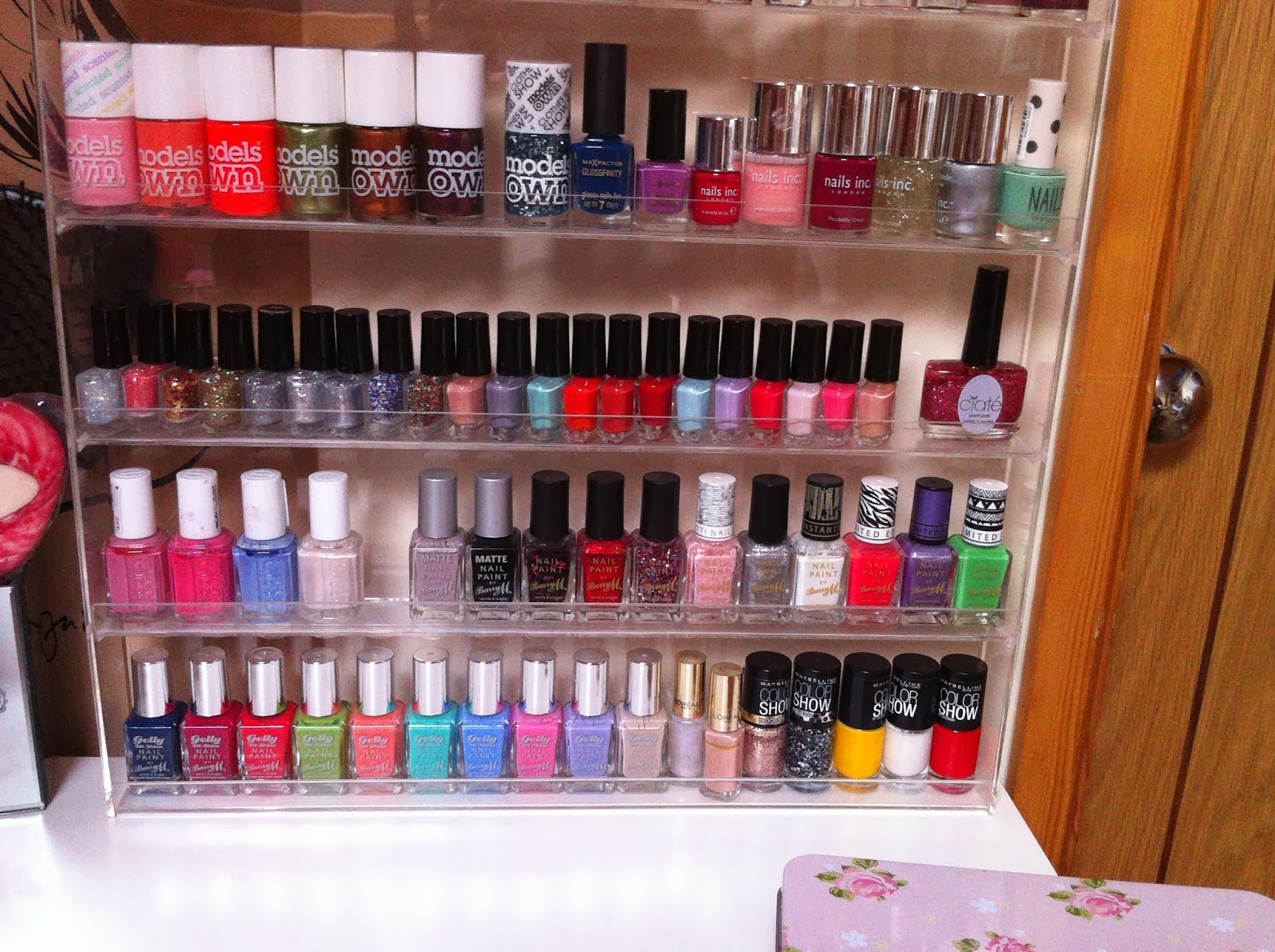 My Nail Varnish Storage.