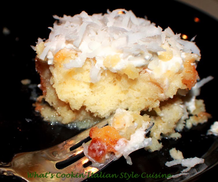 Cream of Coconut Cake Recipe What's Cookin' Italian Style Cuisine