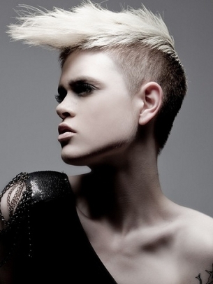 De Moda Hoy: Cortes de pelo Mohawk (Mohicano) para mujeres