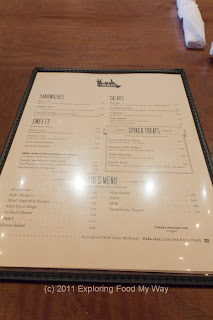 The Rail's Menu Rear The Rail's Menu Rear