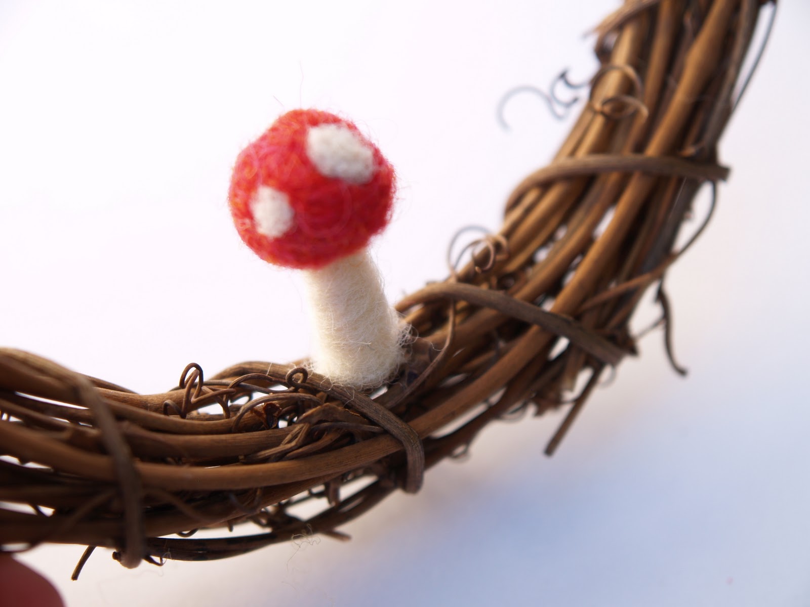 Tutorial Needle Felted Spring Wreath The Magic Onions