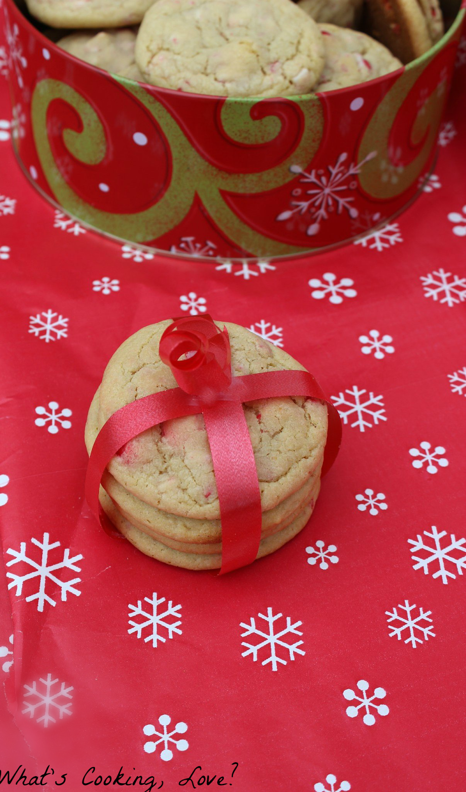 Peppermint M&M Pudding Cookies Whats Cooking Love?